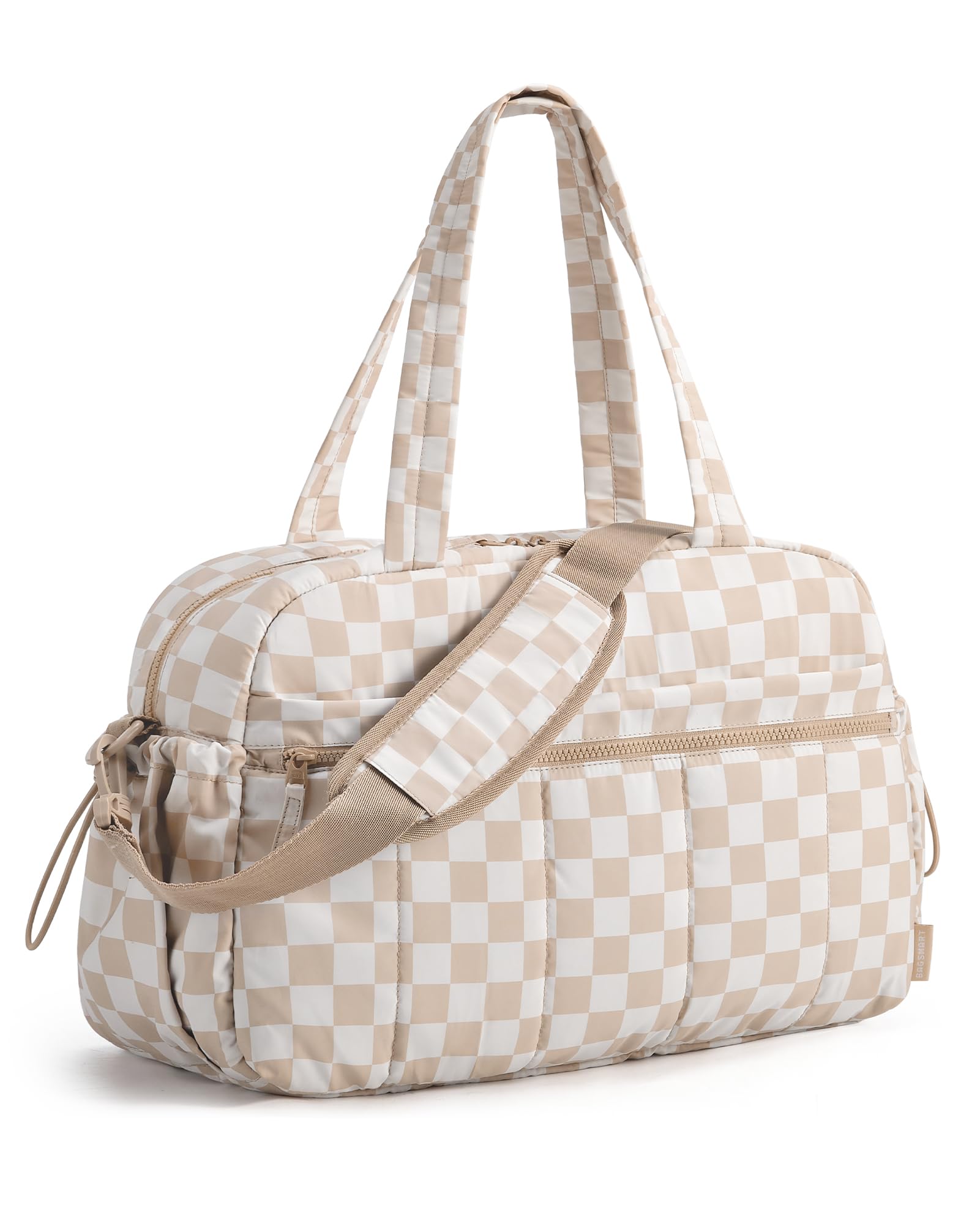 BAGSMART Sporttasche Damen, Reisetasche 24l Weekender Wasserabweisend Travel Bag HandgepäCk Gym Bag Kliniktasche Geburt Krankenhaustasche Mit PVC Nasse Tasche FüR Fitness, Schwim, Sauna