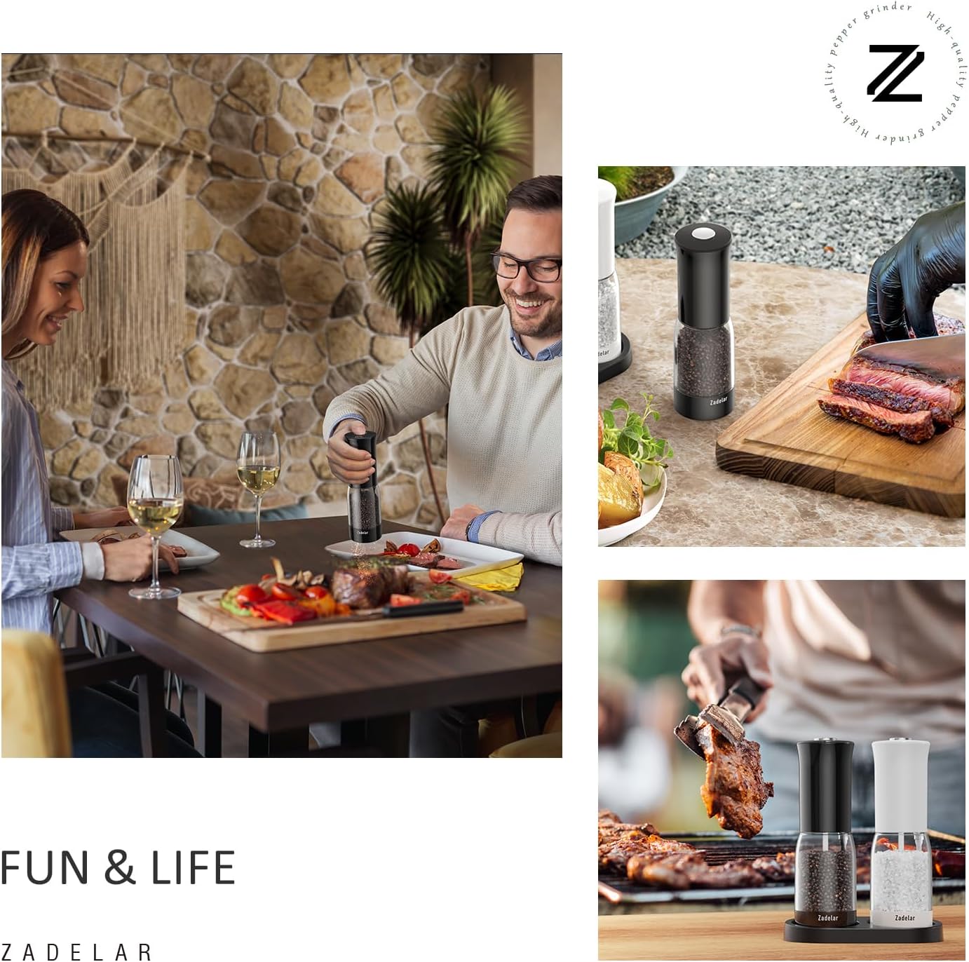 Electric Salt and Pepper Grinder