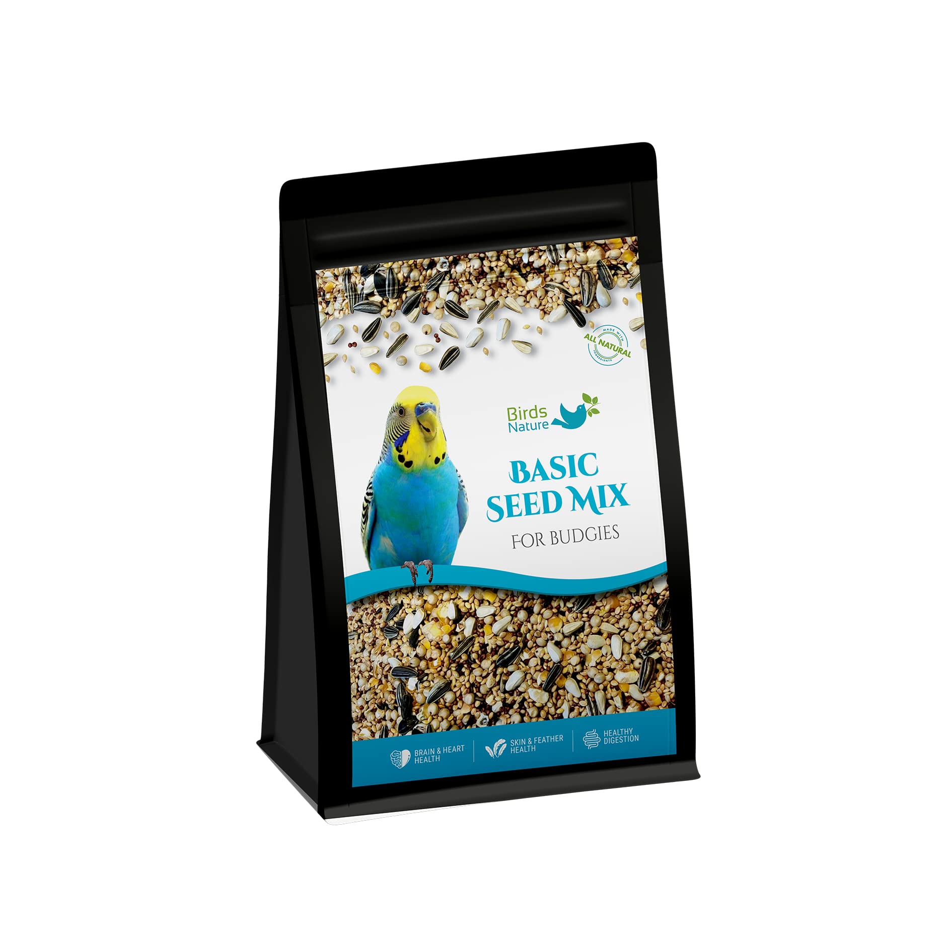 BirdsNature Basic Seed Mix Bird Food for Budgies (1000g) (B0BTBXZLHQ) Amazon Price History, Amazon Price Tracker