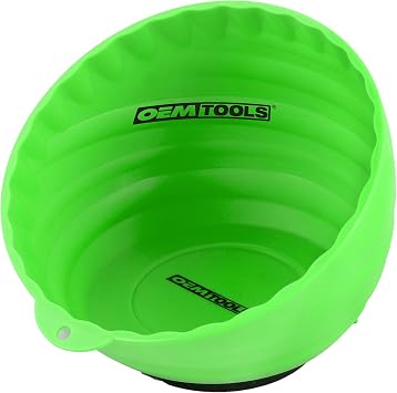 OEMTOOLS 25114 Magnetic Nut Cup Holds Up to 5 lbs. of Nuts, Bolts, Screws