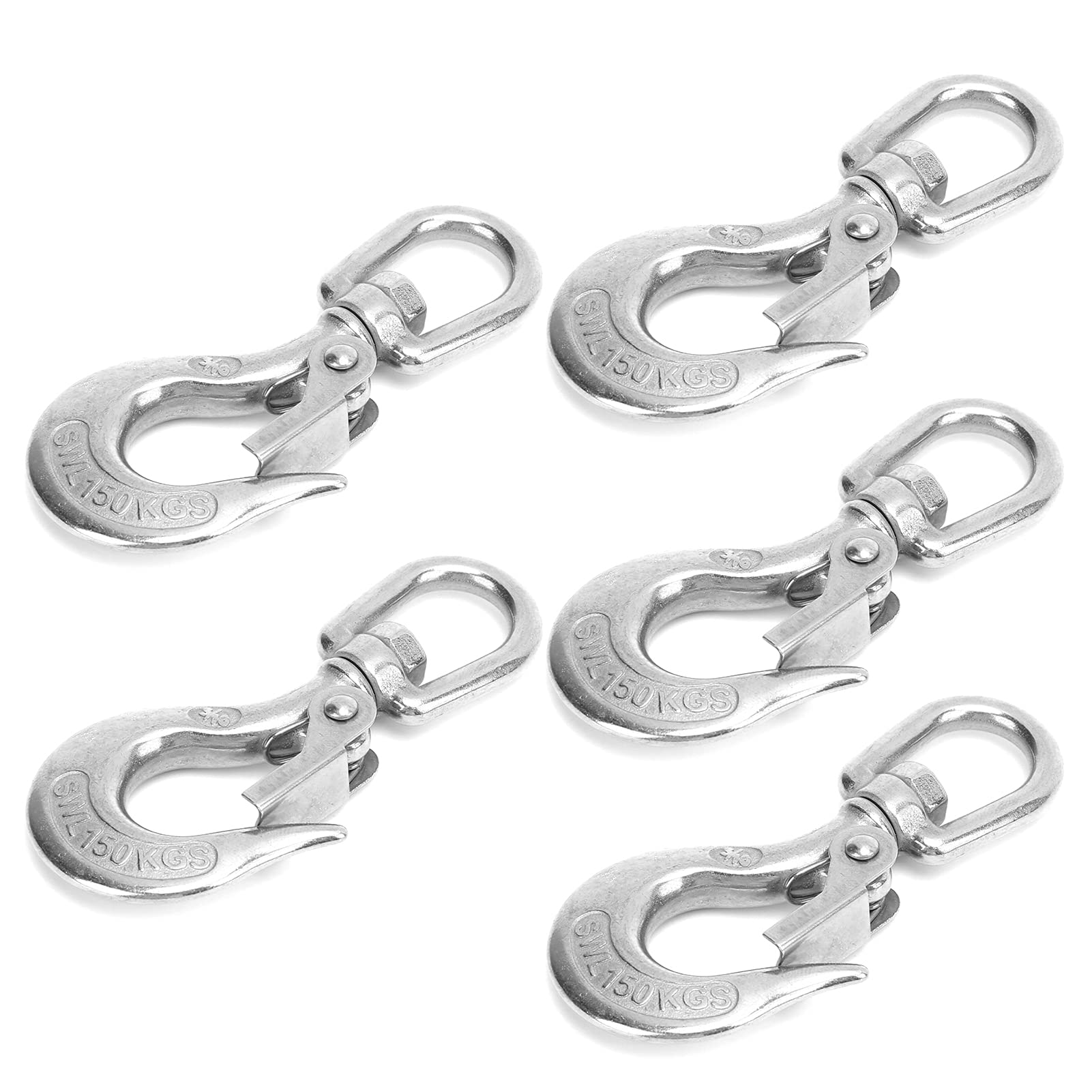 ACTIVLIFE for CHG516-12 Clevis Grab Hooks with Pins G70 Transport Forged 4,700 lbs WLL Grade 7