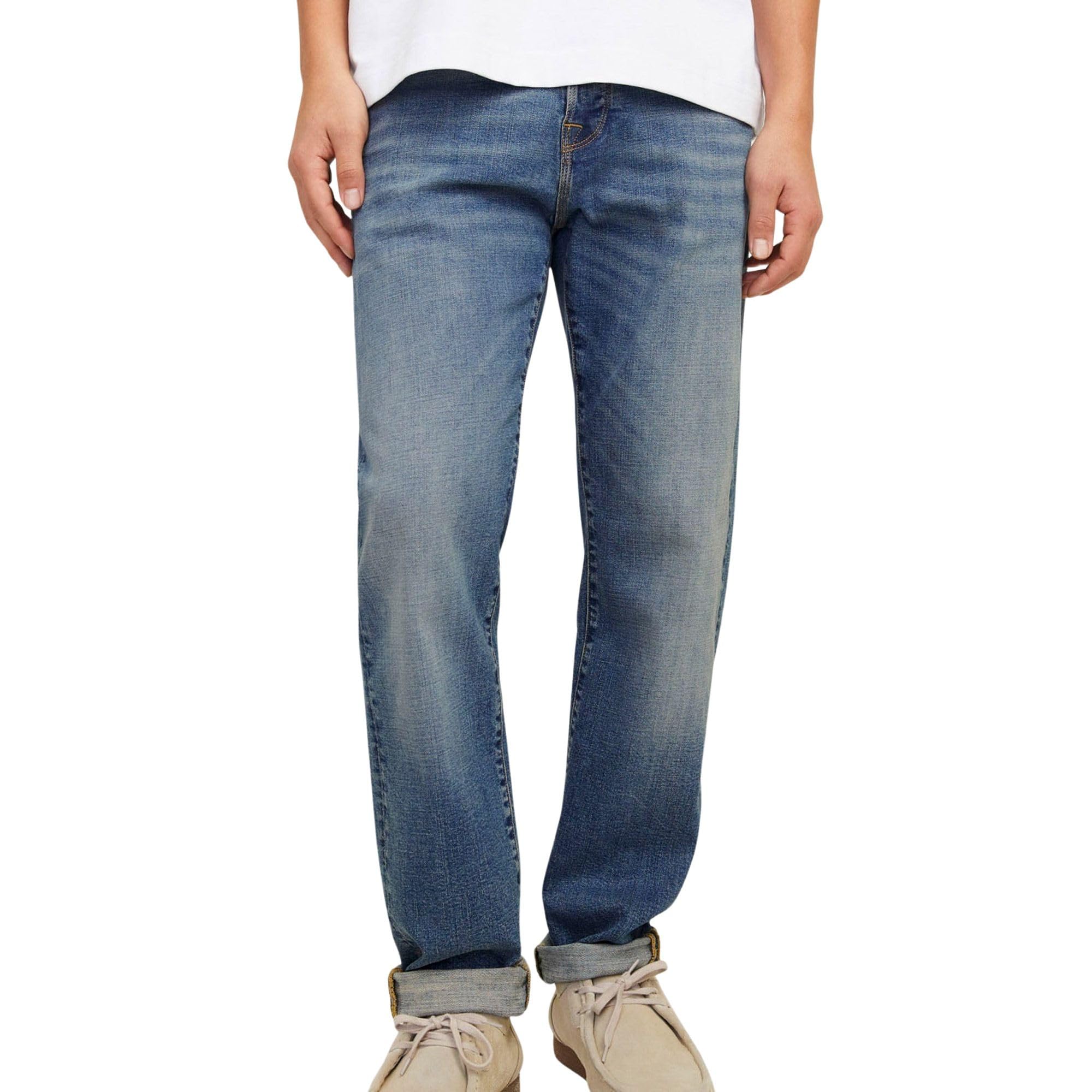 JACK & JONES Men's Jjimike Jjoriginal Sbd 555 Noos Jeans, Blue Denim, 32W / 32L
