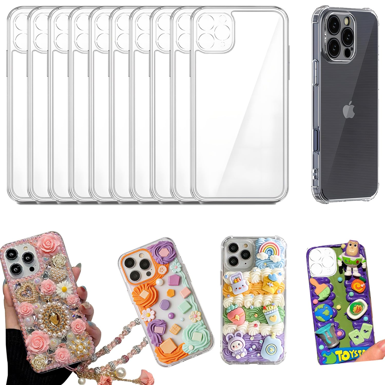 携帯電話本体 junk phone quantity 15 Amazon.com: stino DIY Phone Junk Case for iPhone, 10 Pack Clear