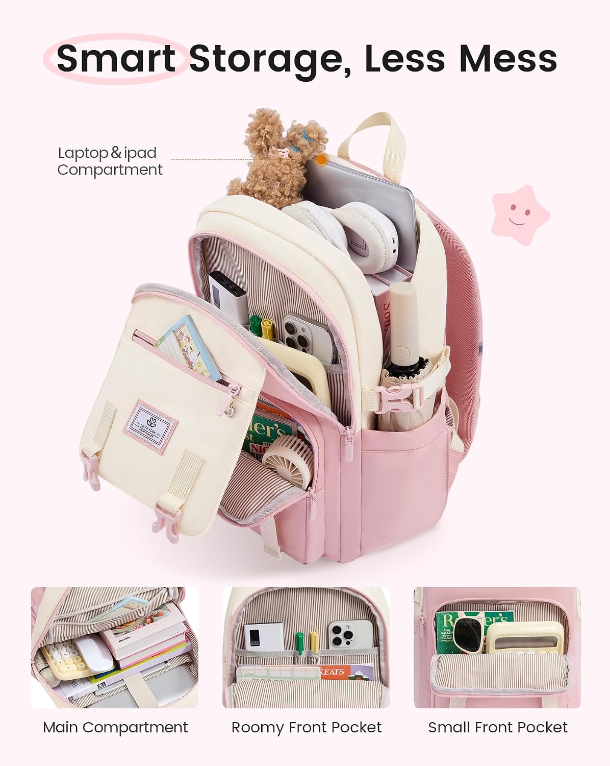 Lovevook School Backpack Teen Girls Student