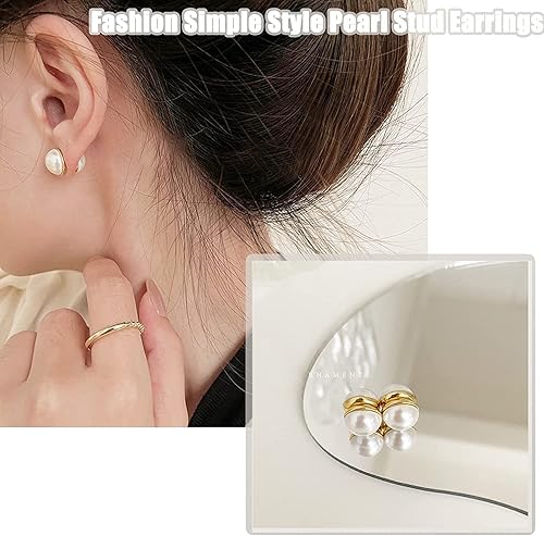 Miniatura 3 de (4 unidadesdiamante) Adorno magnético para orejas de linfa, aretes de acupresión sin perforación, aretes magnéticos para linfa unisex, Perla