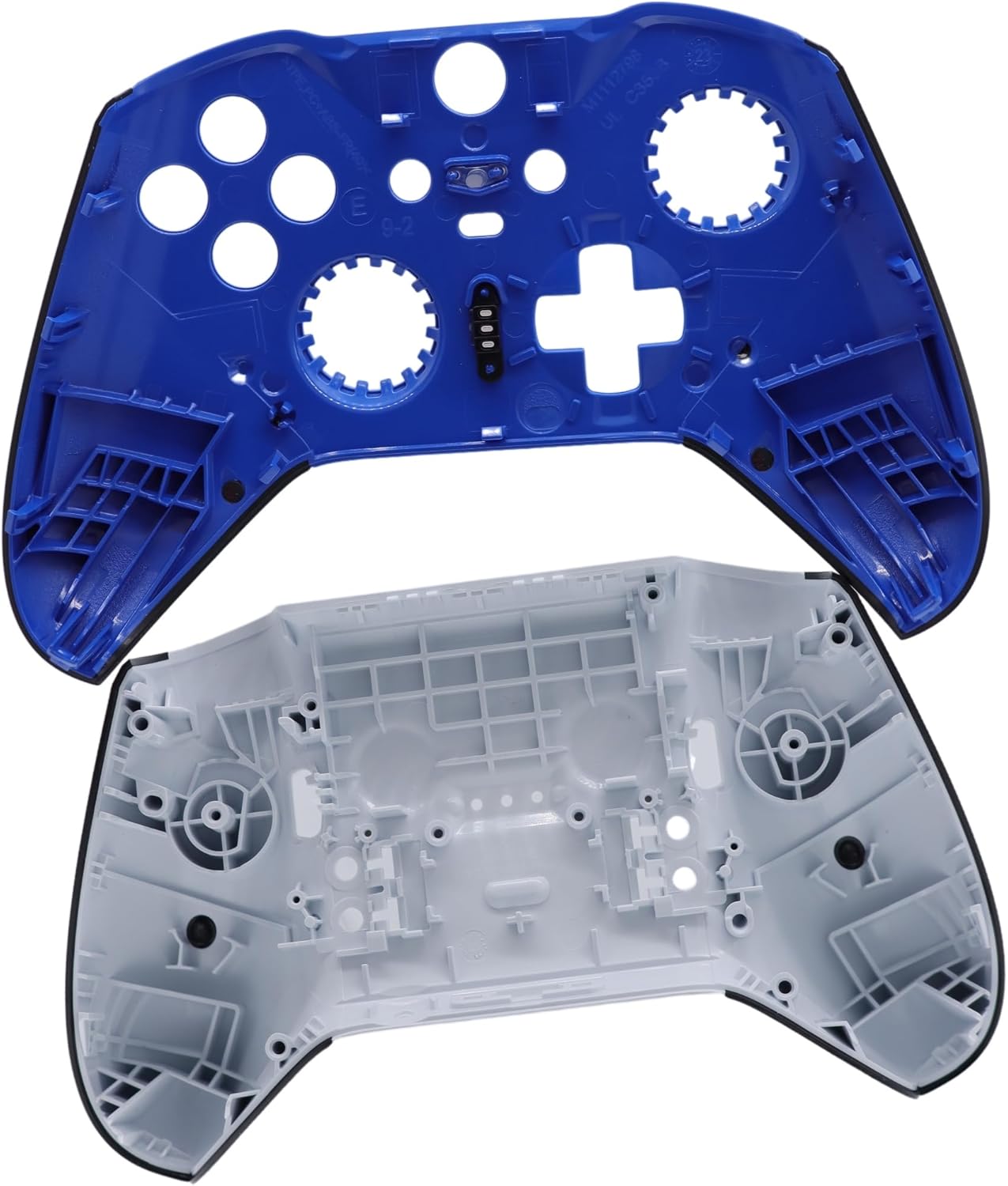 PartEGG Blue Front Housing Shell w/White Back Shell Cover FacePlate kit Replacement for Xbox Elite Wireless Controller Series 2 GEN
