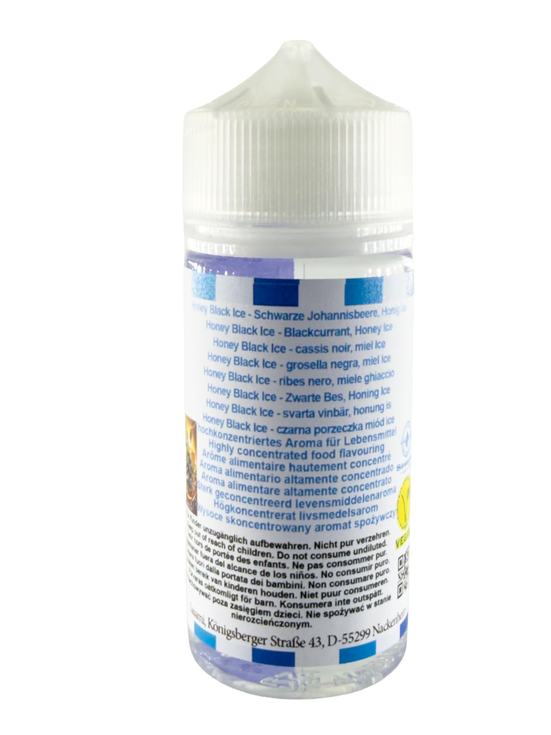 Honey Black Ice - ribes nero, miele ghiaccio aroma concentrato - vegano - Sasami - 100ml