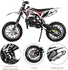Kids Dirt Bike, Dirt Rocket Motocross Off-Road Bike, 49cc 2-Stroke Off Road Mini Motorcycle,Children Pocket Motorbike, Gas Power Motocross Pit Bike, Mini Bike, from USA Black