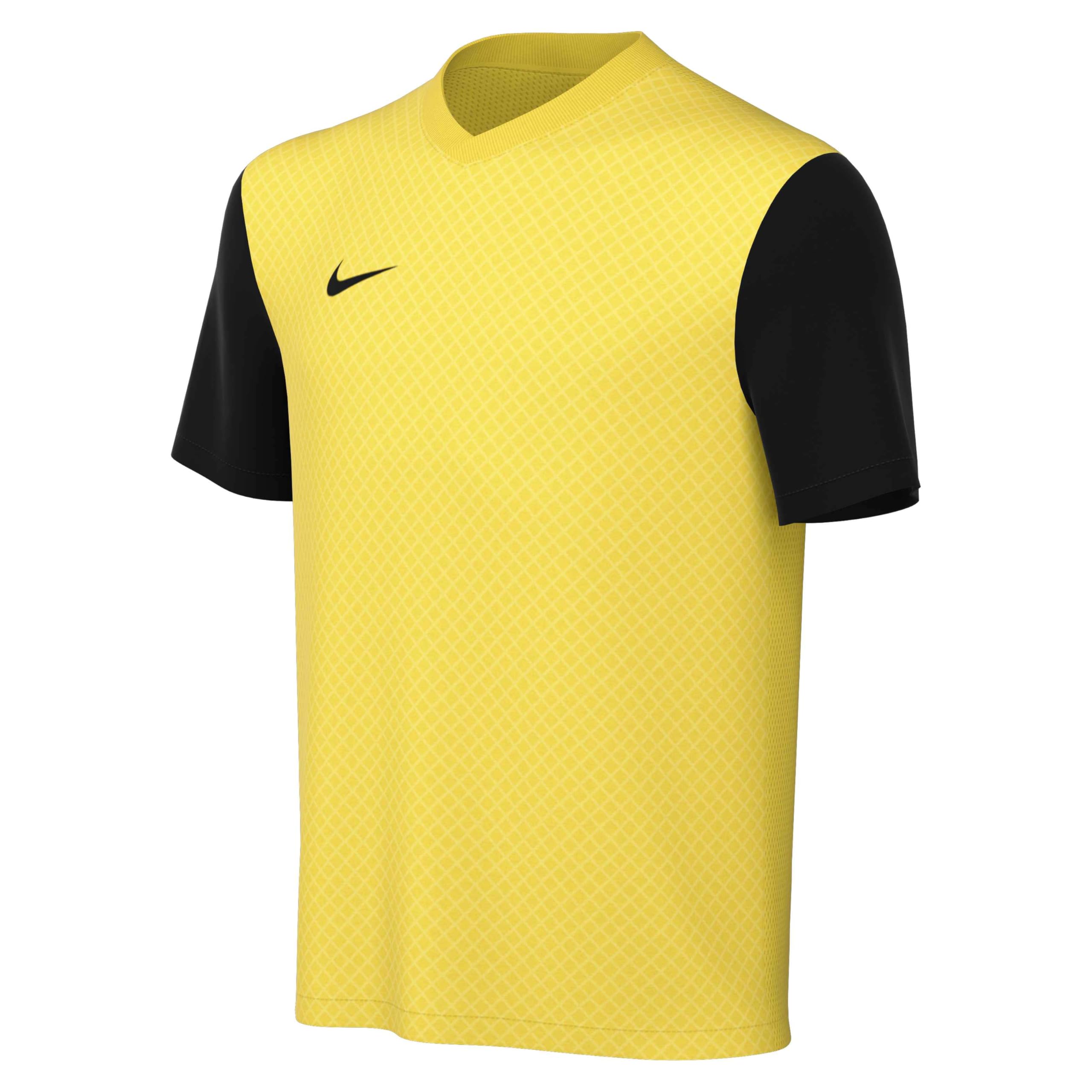 Nike Junior Tiempo Premier Ii Ss Shirt Yellow/Black