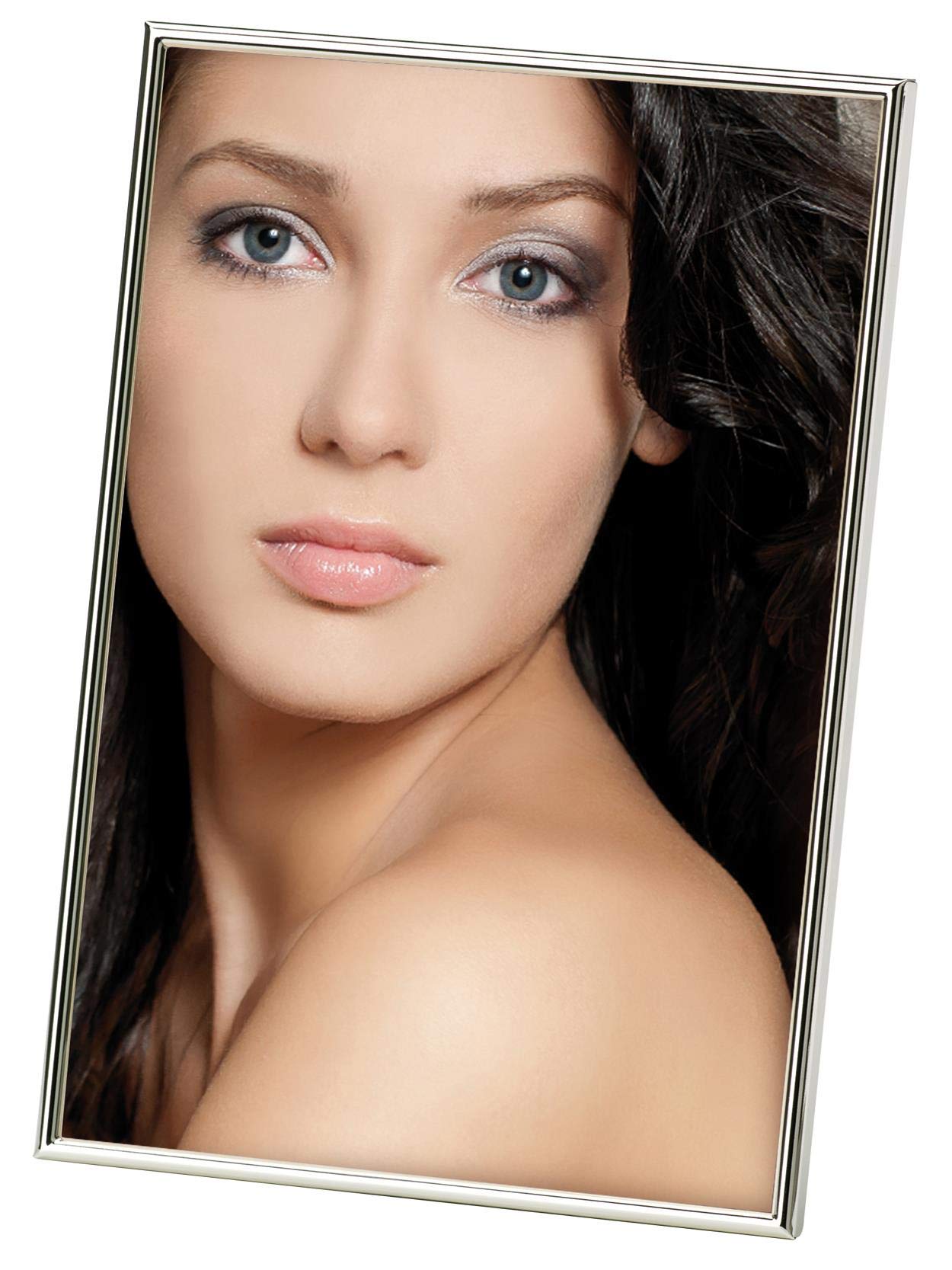 walther design Bilderrahmen silber 21 x 29,7 cm (DIN A4) Chloe Portraitrahmen WD130S