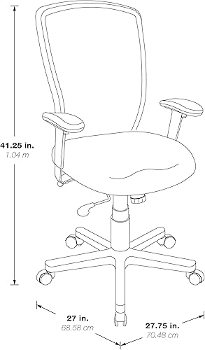 Miniatura 3 de Office Star ProGrid - Administrador de respaldo alto con altura de asiento ajustable, control de inclinación de sincronización 2 a 1 y deslizador de