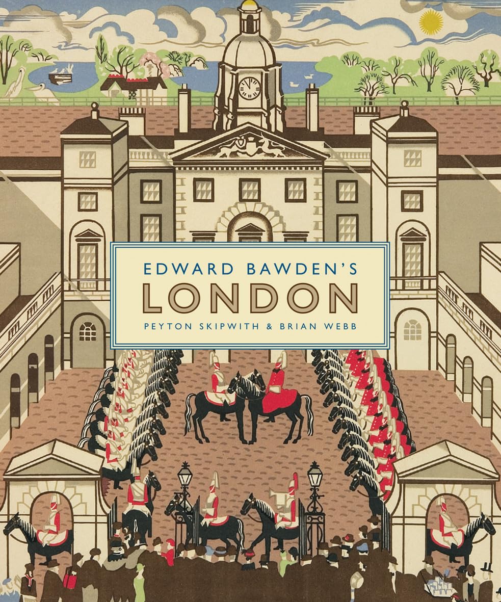 Edward Bawden's London livre de salon déco vintage pour amateurs d'art