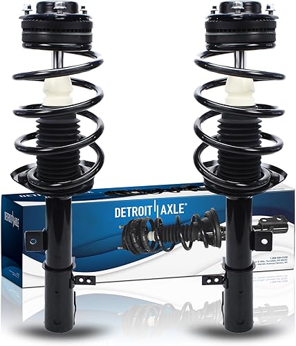 Miniatura 50 de Detroit Axle - Par de puntales traseros para Hyundai Accent 2000-2005, 2 puntales listos con montaje de resorte helicoidal 2001 2002 2003 2004