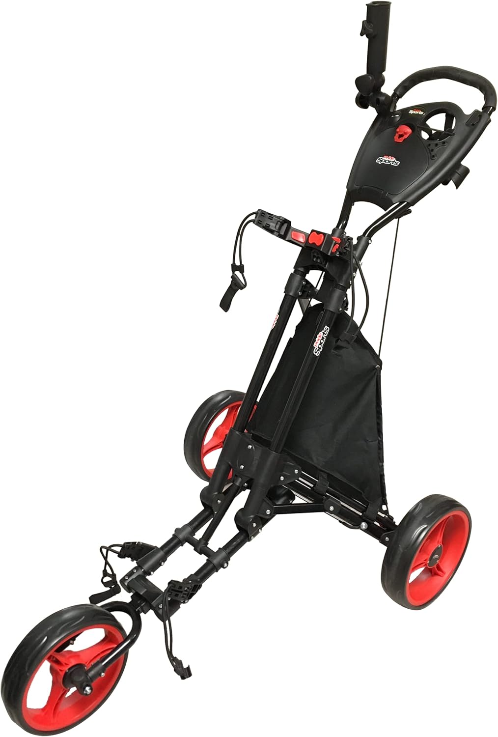 PrideSports Pro Lightweight Golf Push Cart, Black Sports
