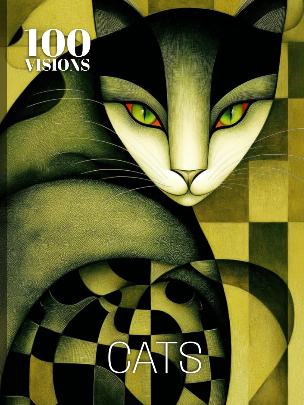100 VISIONS: CATS: A Visual Exploration of Cats Through Art      Hardcover – March 24, 2026