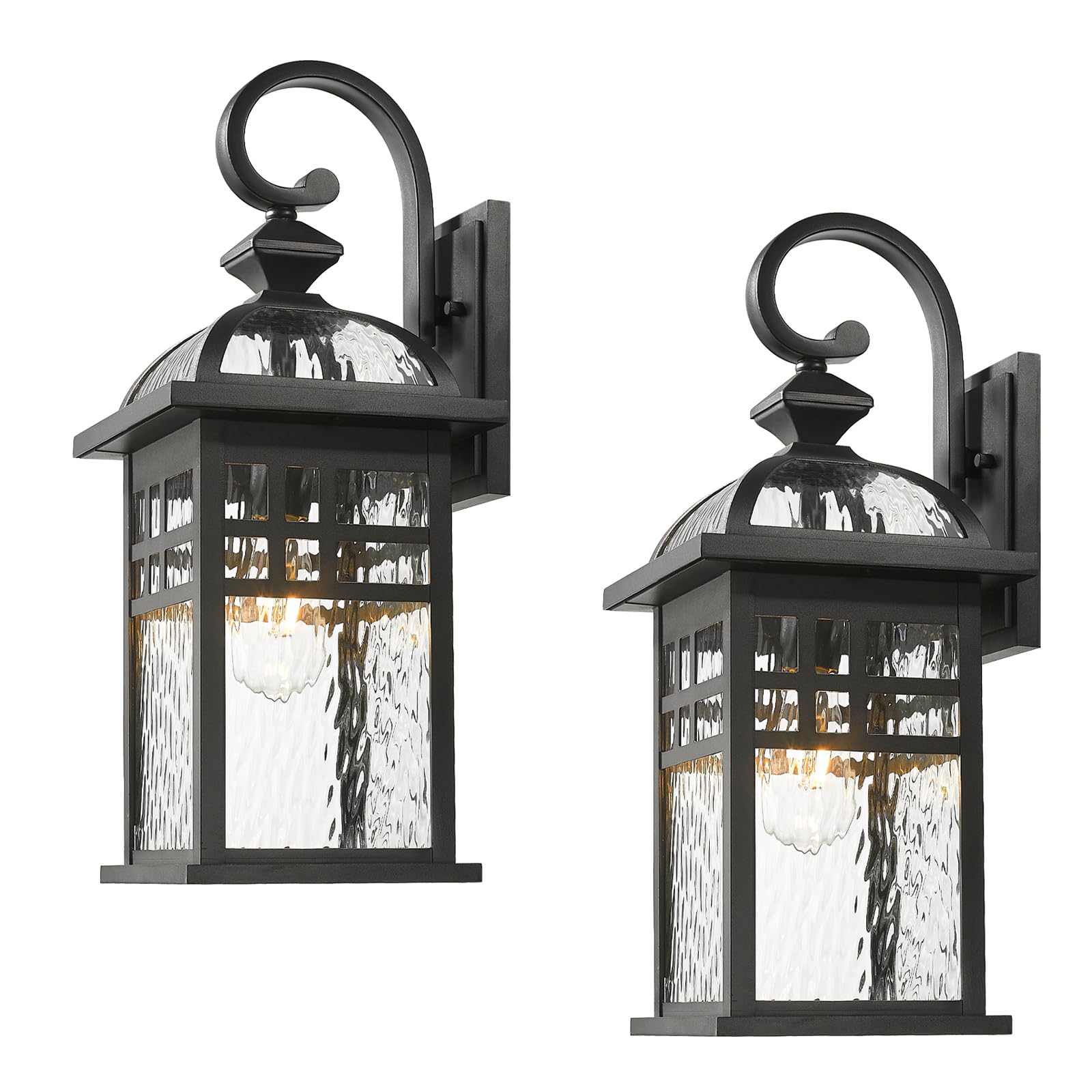 Photo 1 of NAXTTII Exterior Lantern Lights - 2 Pack
