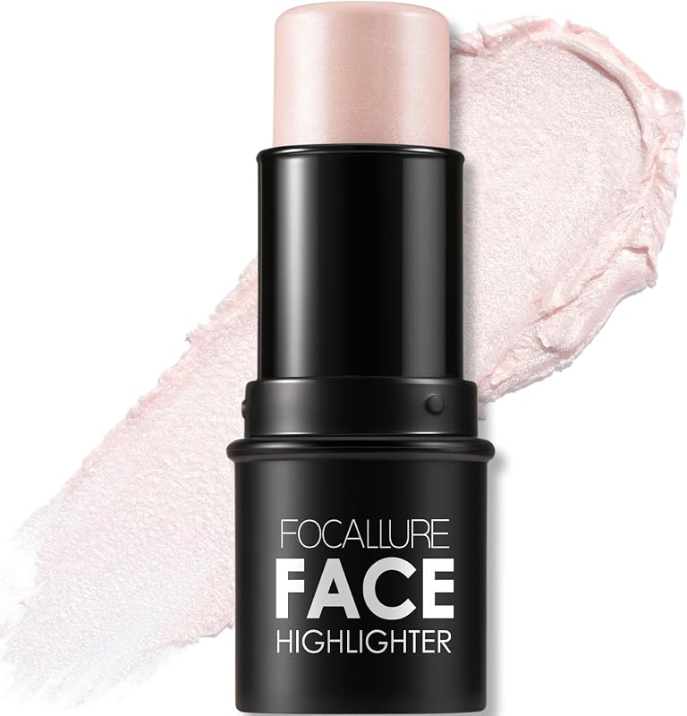 Cream Highlighter Stick – Shimmer Illuminator Pen, Non-greasy Long-lasting Glow Stick, Lightweight Buildable Makeup for Face & Body, Easy Blending Strobing Cosmetic,LACE
