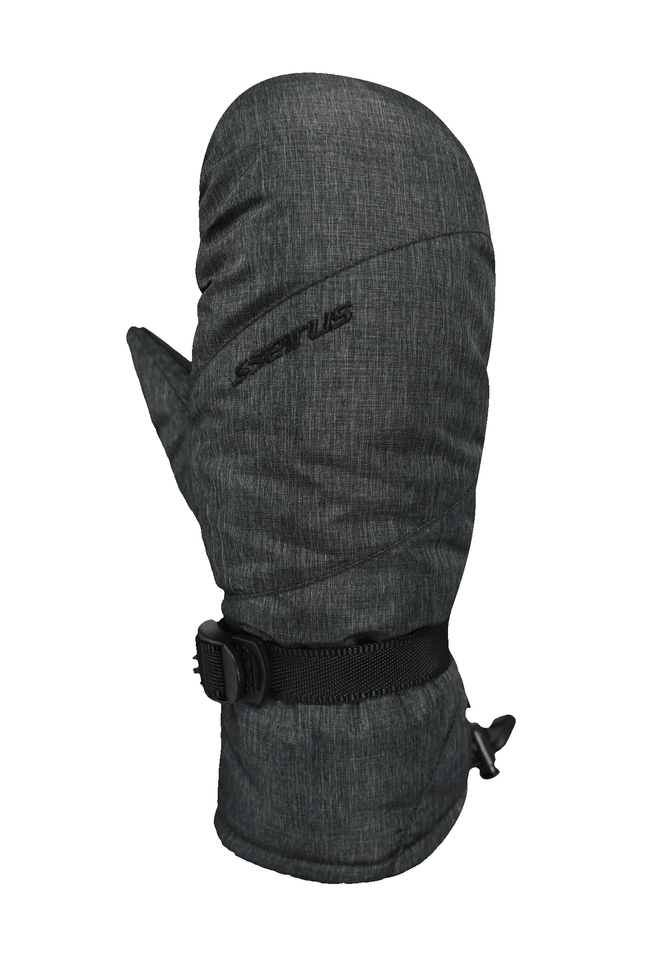 Seirus Men's Heatwave Fleck Mitt Black/Heather LG