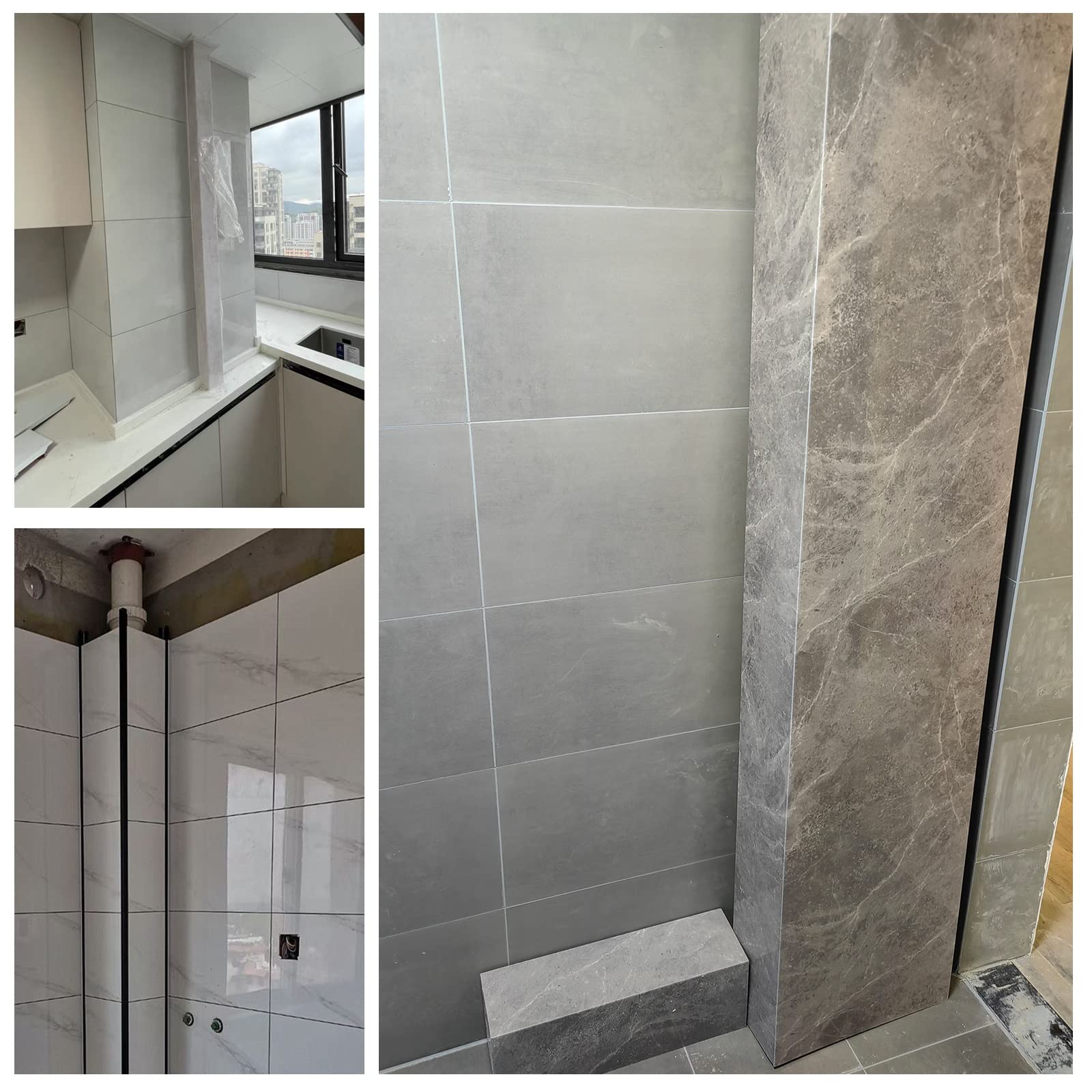 Cubierta de tubería para interiores y exteriores, fácil de cortar e instalar, 10 fijadores de tubería de baño de 30 cm de ancho, 110 x 18 x 1 cm, protección para fontanería y atractivo estético