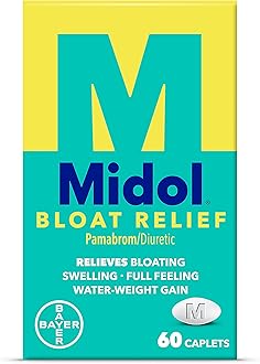 Bloat Relief, Caplets with Pamabrom, 60 Count
