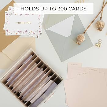 【大量‼︎】◆コラージュ素材&アイテム詰め込みBOX◆ Amazon.com: ZICOTO Beautiful Greeting Card Organizer Box