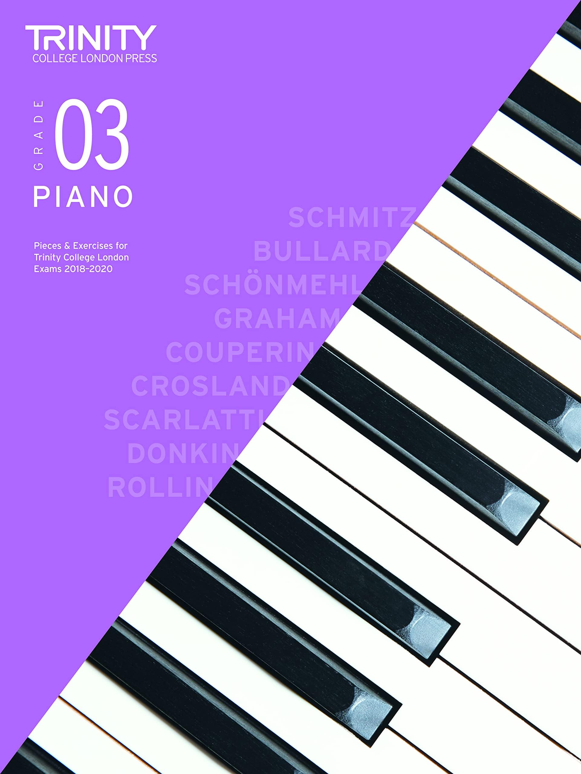 Trinity College London Piano Exam Pieces & Exercises 2018-2020. Grade 3 Sheet music – 6 June 2017