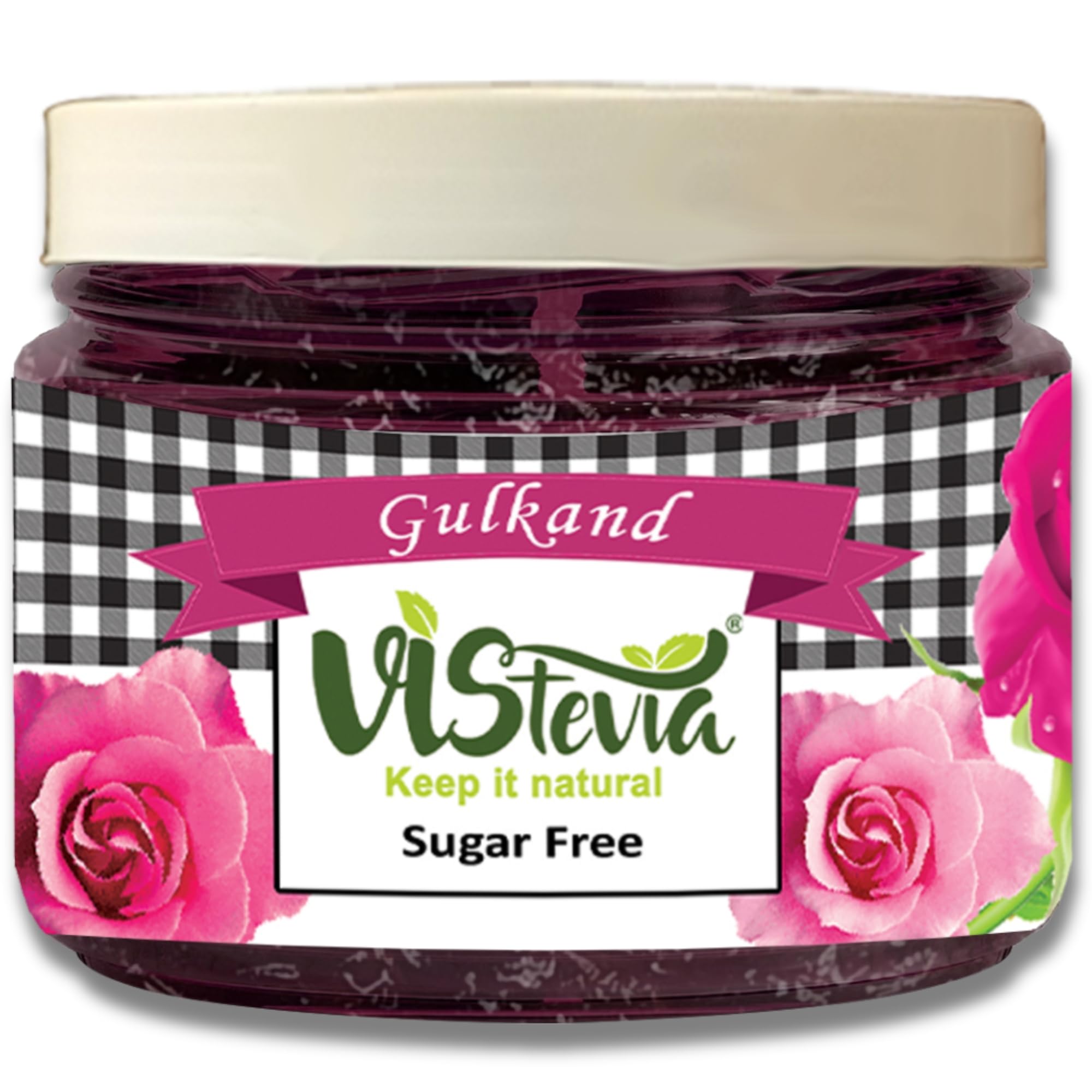 Vistevia Sugar Free Gulkand (Rose Petal Preserve), Stevia-Sweetened Flavor of Damascus Roses, Diabetic and Keto Friendly- Pack 0f 1 (380G) (B0D5723GS5) Amazon Price History, Amazon Price Tracker
