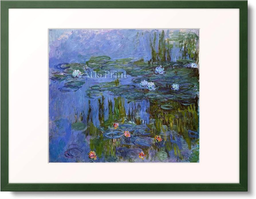 Amazon｜クロード・モネ Claude Monet 「睡蓮,Water Lilies,Les