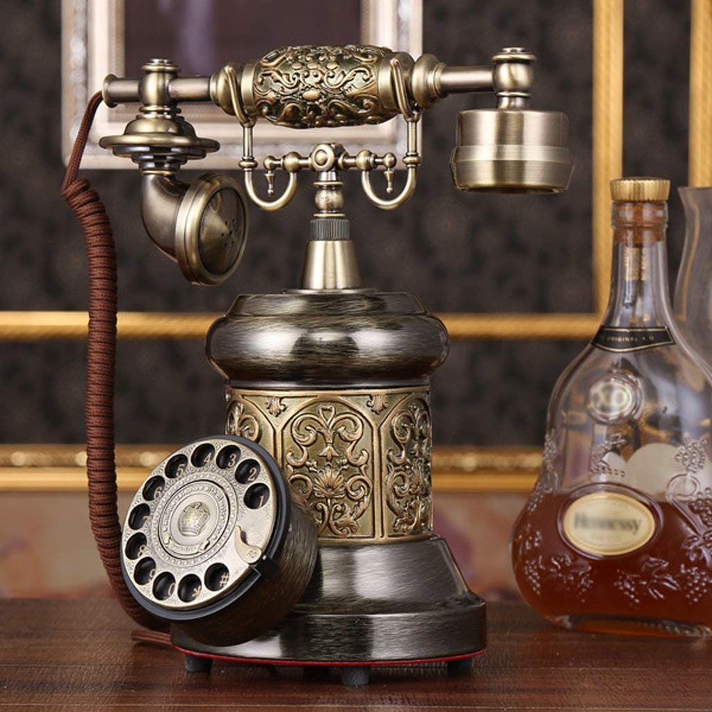 Telefono Antico Europeo Pastorale retrò Telefono Fisso per Famiglie