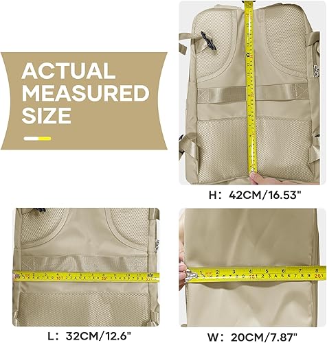 Miniatura 251 de coowoz Mochila de viaje grande para mujeres y hombres,Mochila de transporte,Mochila de senderismo impermeable para deportes al aire libre, Azul, 45