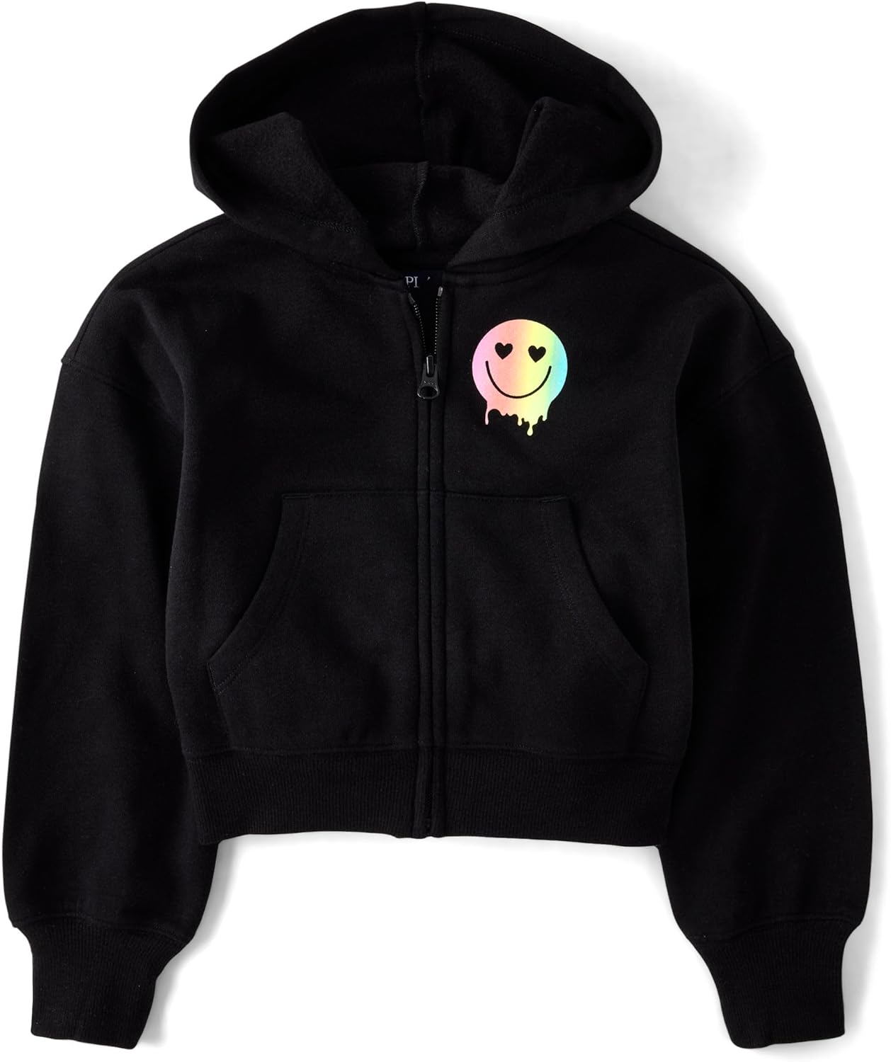 The Children's Place girls Long Sleeve Hooded Fleece Full Zip Up