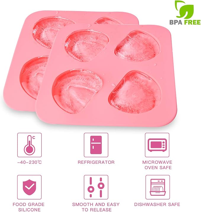 4 Moldes de Hielo de Silicona en Forma de Dientes 4-Pack miniatura 6