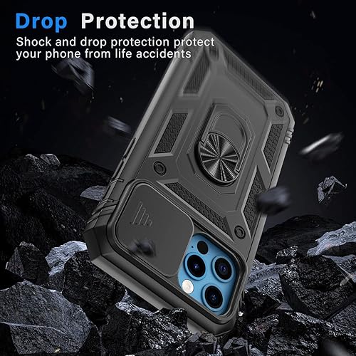 Miniatura 2 de Funda para exteriores diseñada para iPhone 12iPhone 12 Pro, funda protectora de lentes de cámara, cuerpo completo, resistente, resistente a los