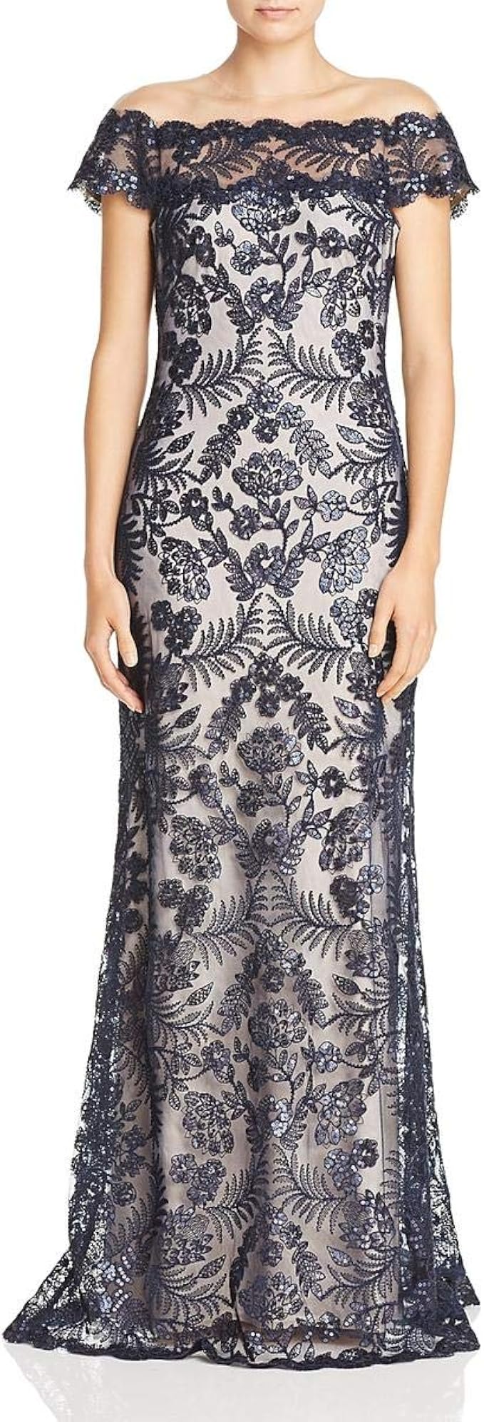 Tadashi Shoji Women's s/s Sequin lace 