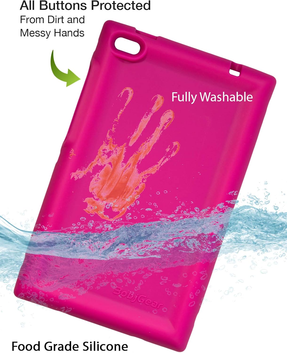 🔥 BobjGear Bobj Rugged Tablet Case for Lenovo Tab E8 TB-8304F, TB-8304F1, TB-8304N, TB-8304 Kid Friendly (Gotcha Green)