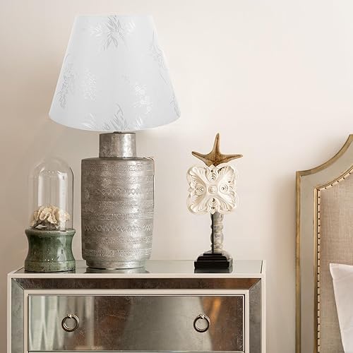 Miniatura 8 de Balacoo Lámpara de tela con clip en bombilla Barril cubierta de luz Protector de araña de tela E27 E14 Reemplazo de iluminación para lámpara de pie