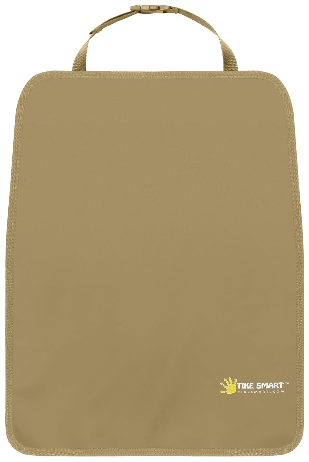 Luxury Clean-Edge Kick Mat - Tapered Design Seat Back Protector and Seat Cover with Invisible Strap and Stiff Edging (1 Mat)