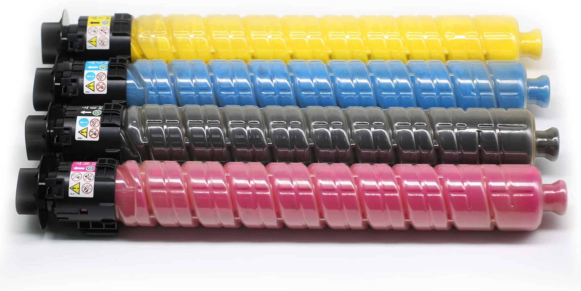 Ledes Toner Cartridge for Ricoh Aficio Lanier Savin MP C3503 C3003 C3504 C3004 841813 841814 841815 841816 High Yield (29500 Pages, 4 Packs, BK, C, M, Y)