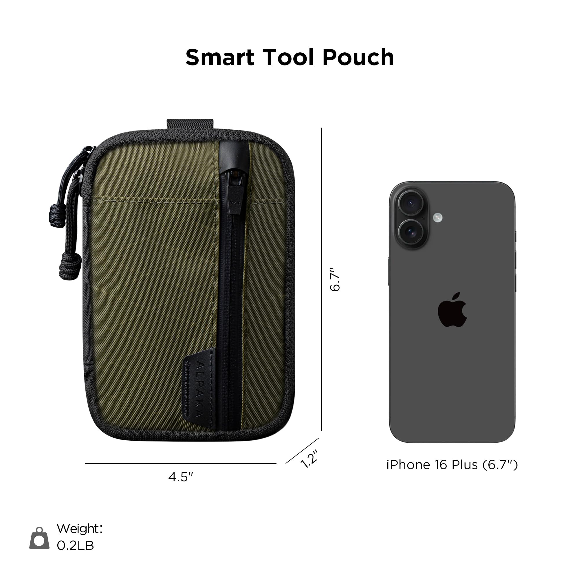 ALPAKA Admin Pouch Pro EDC Taschen Organizer | Kleine EDC Organizer | Kleine Werkzeugtasche für Elektronik, Kabel mit YKK-Reißverschluss für Täglichen und Reisen, Wasserresistent