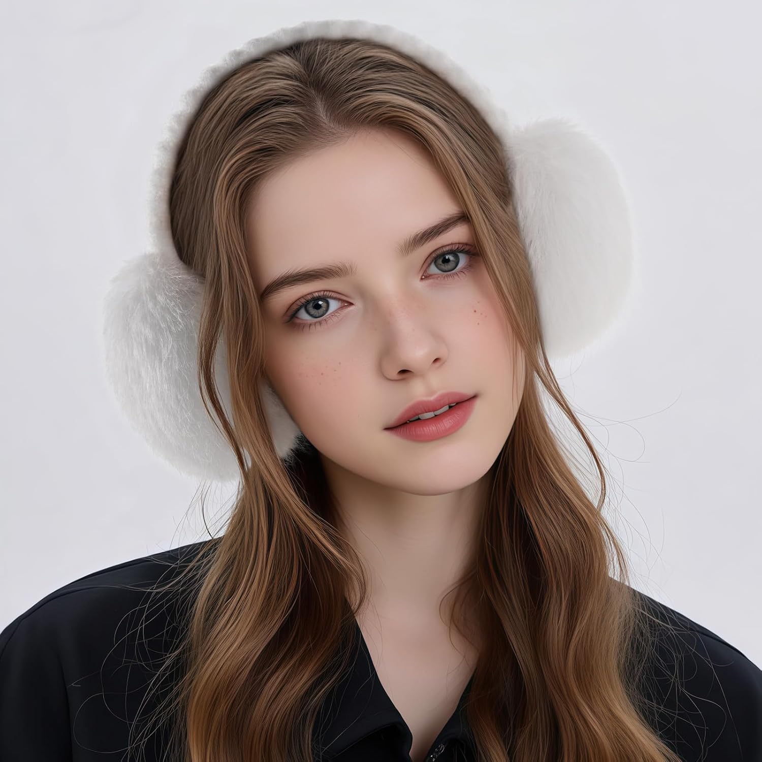 Muffs for Winter Women - Faux Fur Earmuffs, Soft Warm Stylish Ear Muffs for Women Cute Foldable - Image 5