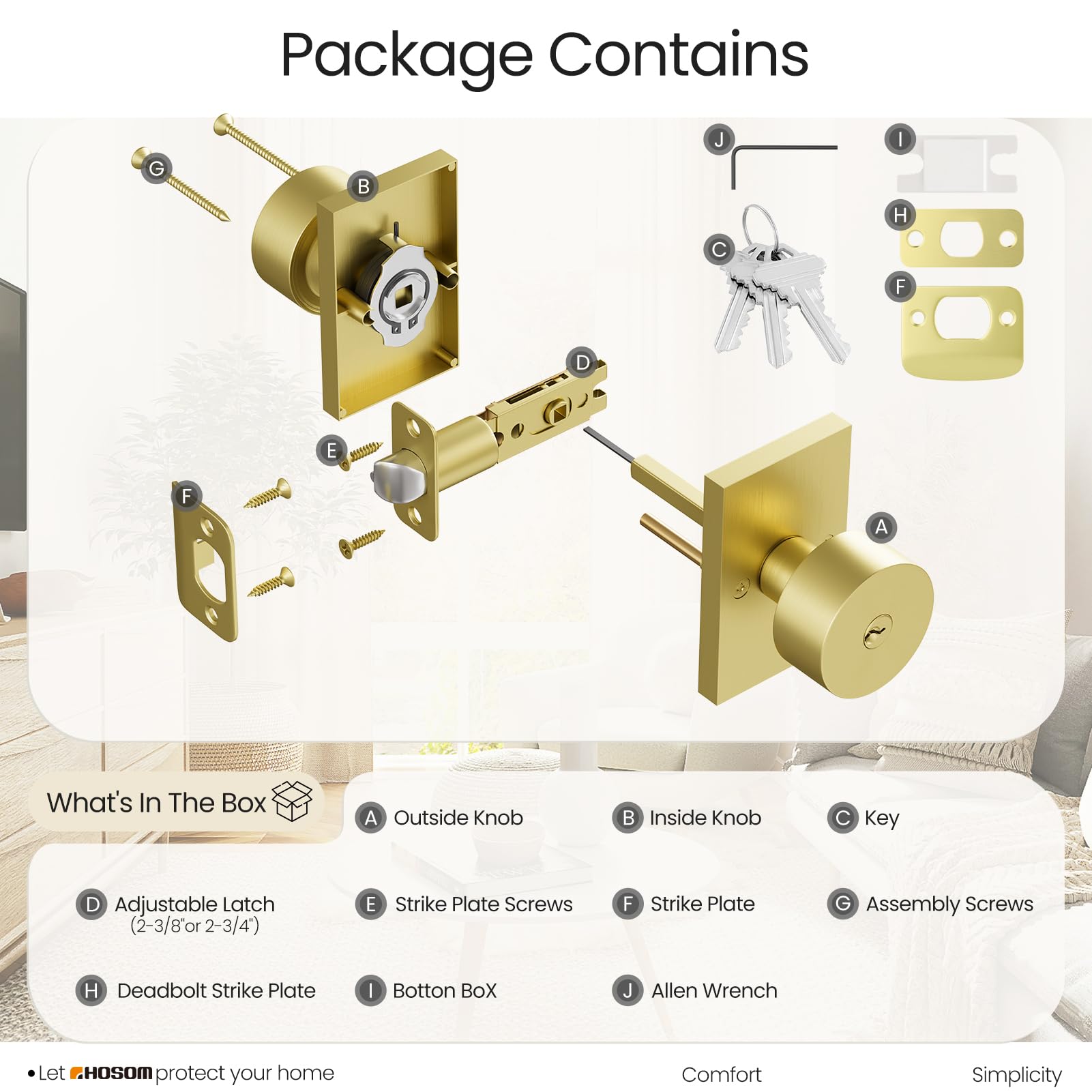 Secure Your Door with Keyed Entry Knobs -8