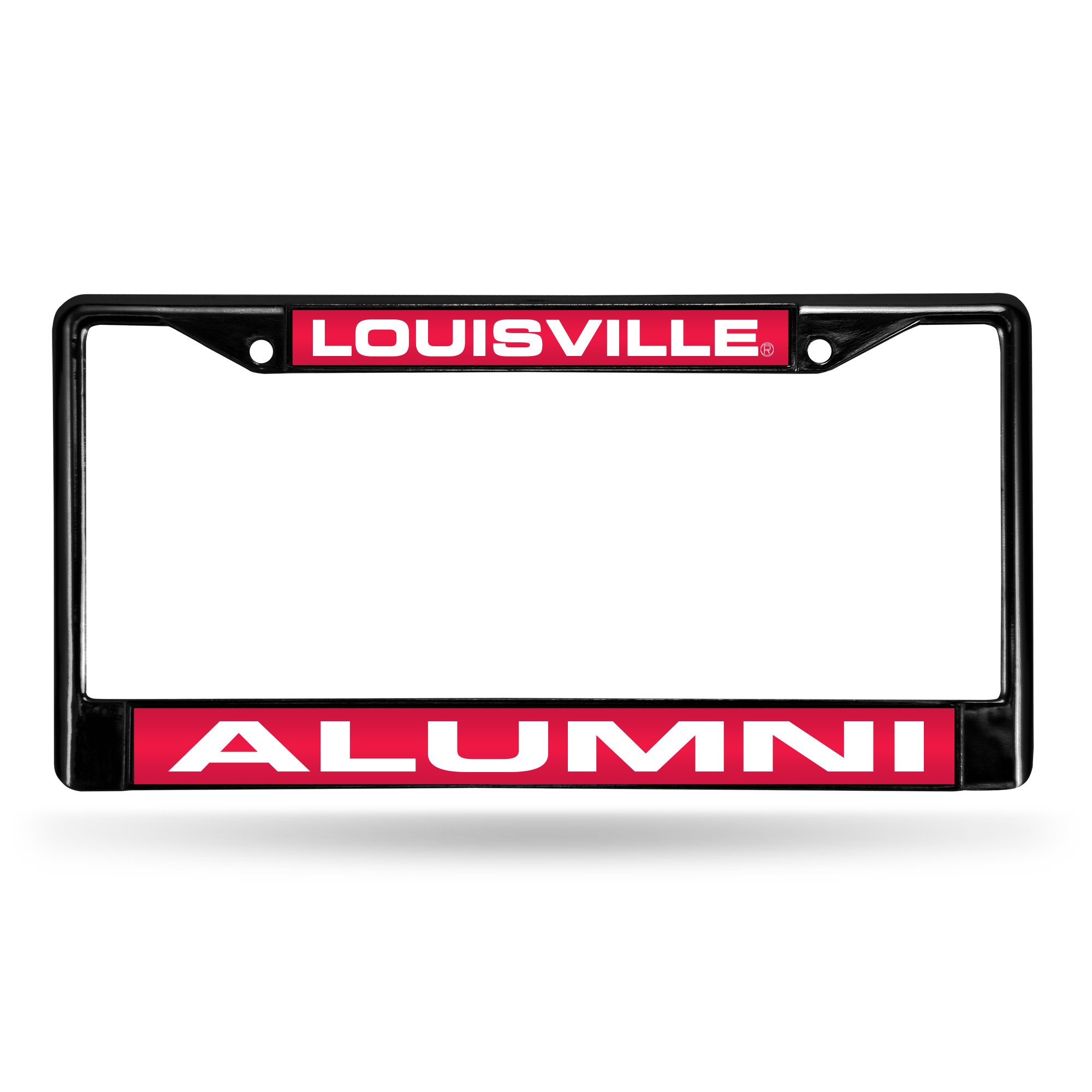 Rico Industries NCAA Black Laser Cut Chrome Frame 12" x 6" Black Laser Cut Chrome Frame - Car/Truck/SUV Automobile Accessory