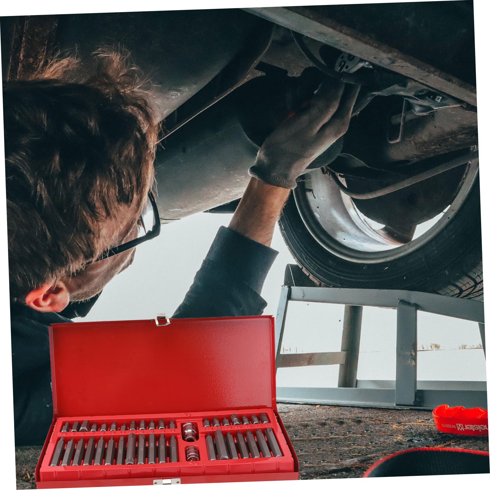 DOITOOL 40piezas Llaves Hexagonales Para Reparación De Automóviles Llaves Hexagonales Para Coche Para Taller