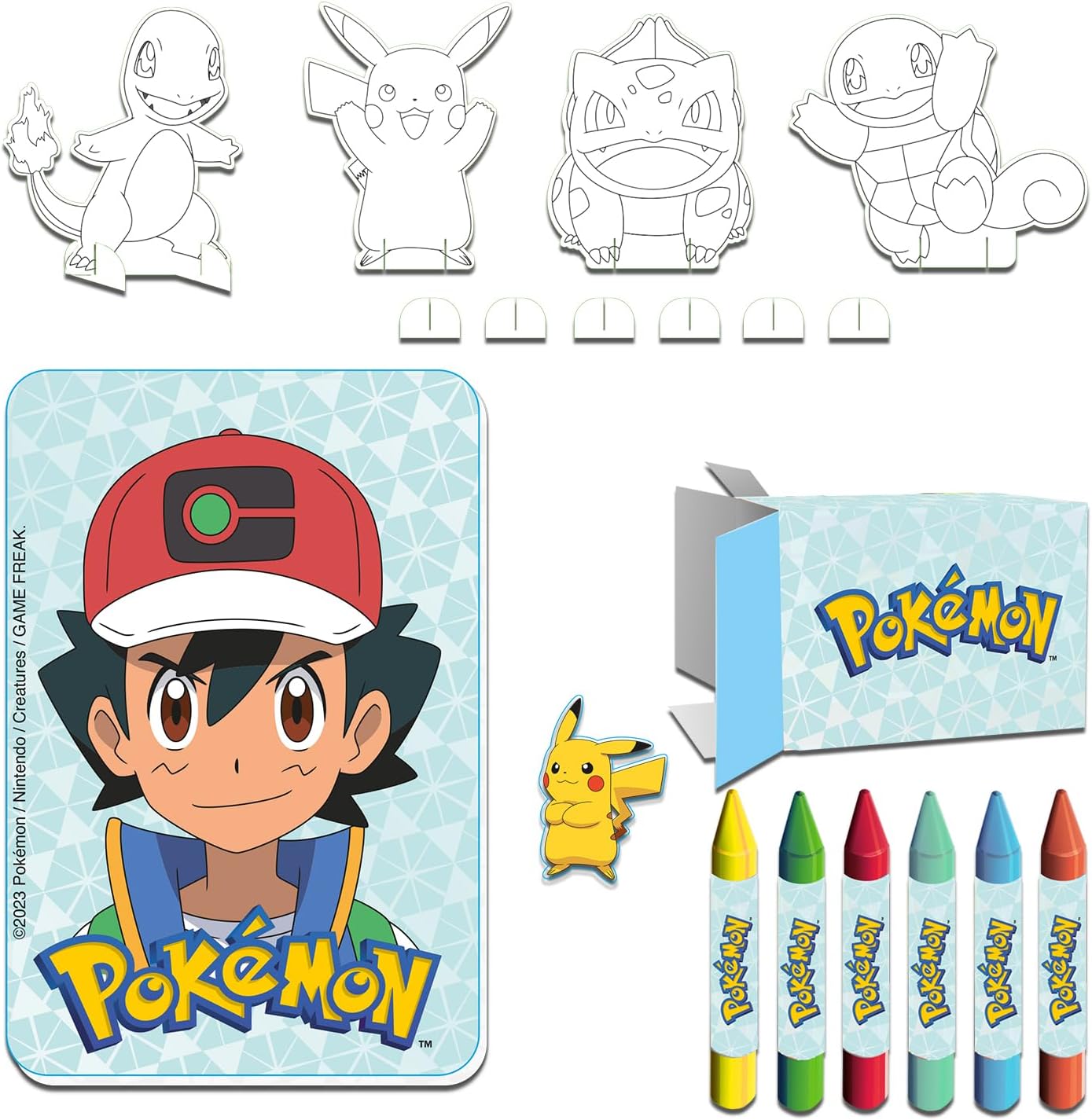 Amscan 9917113 - Pokémon Kids Birthday Party Bag Favours Pack - 24 Pieces