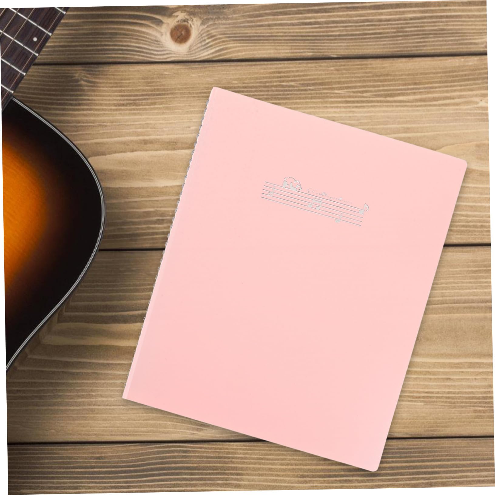 2 piezas Carpeta Transparente para Partituras de Almacenamiento de Música con Páginas Insertables Organizador Multifuncional para Documentos y Revistas Protector de Musicales