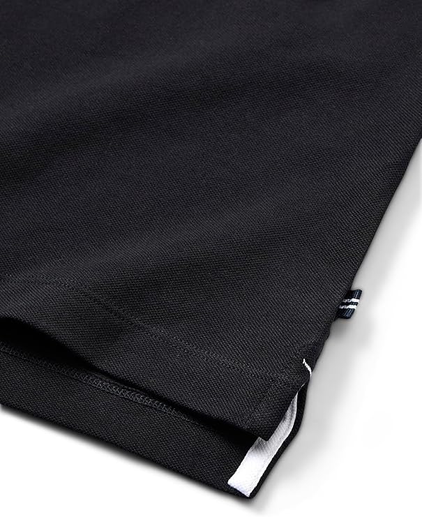Nautica Men's Short Sleeve Solid Stretch Cotton Pique Polo Shirt Polo Shirt