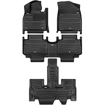 TuxMat - for Mazda CX-90 6-Seater 2024-2027 Models - Custom Car Mats - Maximum Coverage, All Weather, Laser Measured - This Full Set Includes 1st, 2nd and 3rd Rows