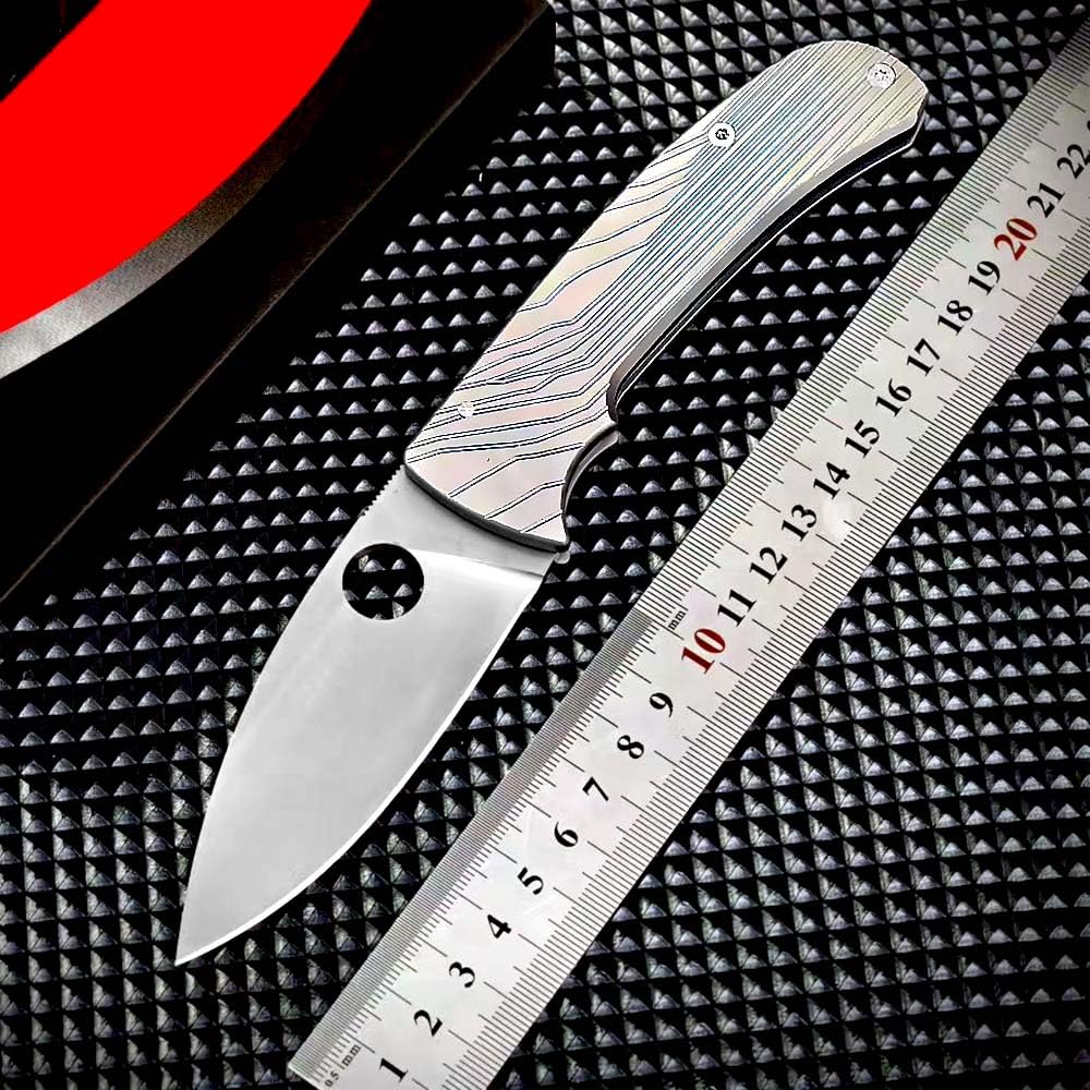 Titan klappmesser s30v scharfe premium taschenmesser Titanlegierung Tc4 tanto edc outdoor messer einhand tragbare camping messer survival Jagdmesser faltbar neck knife loch clip, geschenk für männer