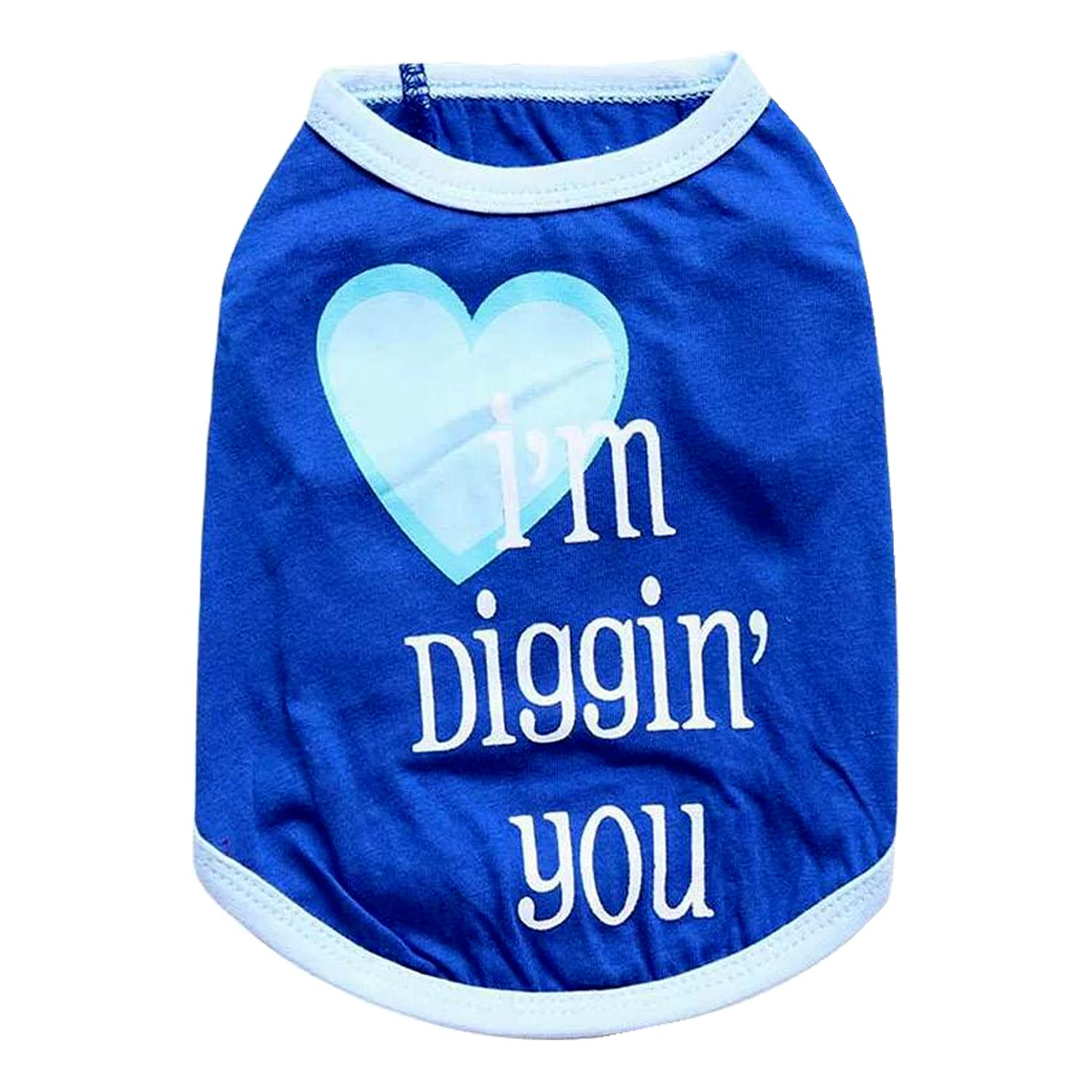KUTKUT Drooling Small Pet Shirt | Breathable Autumn, Spring & Summer Cotton Sleeveless Shirt for ShishTzu, Maltese, ToyPoodle, Papillon (Size: L, Chest Girth 45cm, Back Length 35cm) (B096JR4RQZ) Amazon Price History, Amazon Price Tracker
