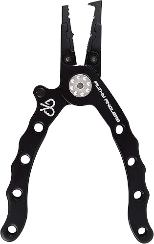 Miniatura 2 de Filthy Anglers Alicates de pesca de aluminio multifuncional anillo dividido gancho removedor trenza cortador wL..
